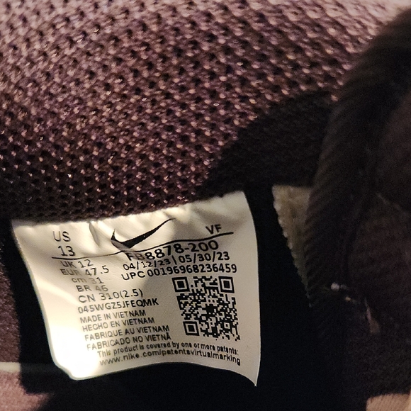 Nike Air Force 1 Men's Sneakers in Brown and Cream - Picture 6 of 6